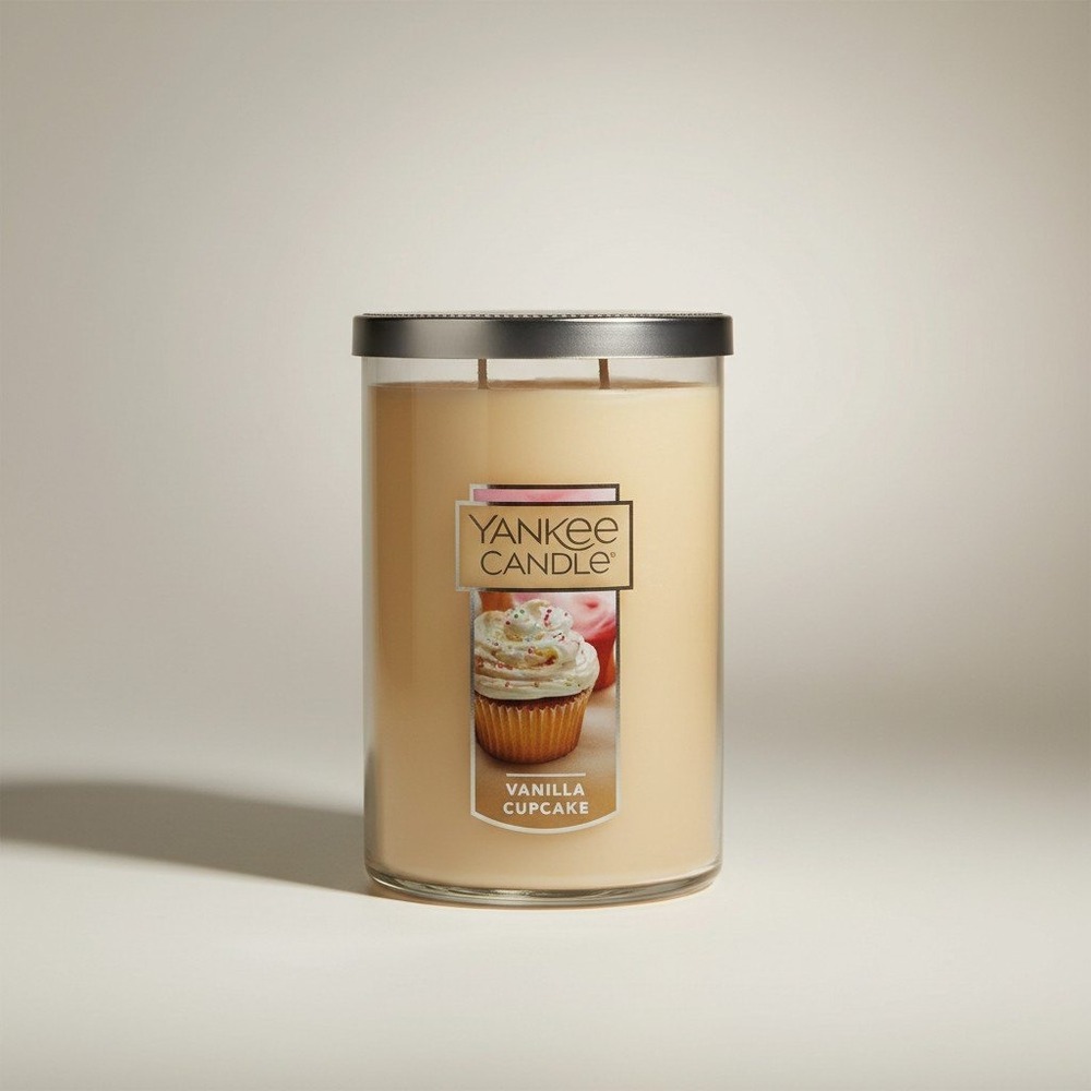 Yankee Candle Vanilla Cupcake Large Jar - 22 oz Scented Candle - NWT
